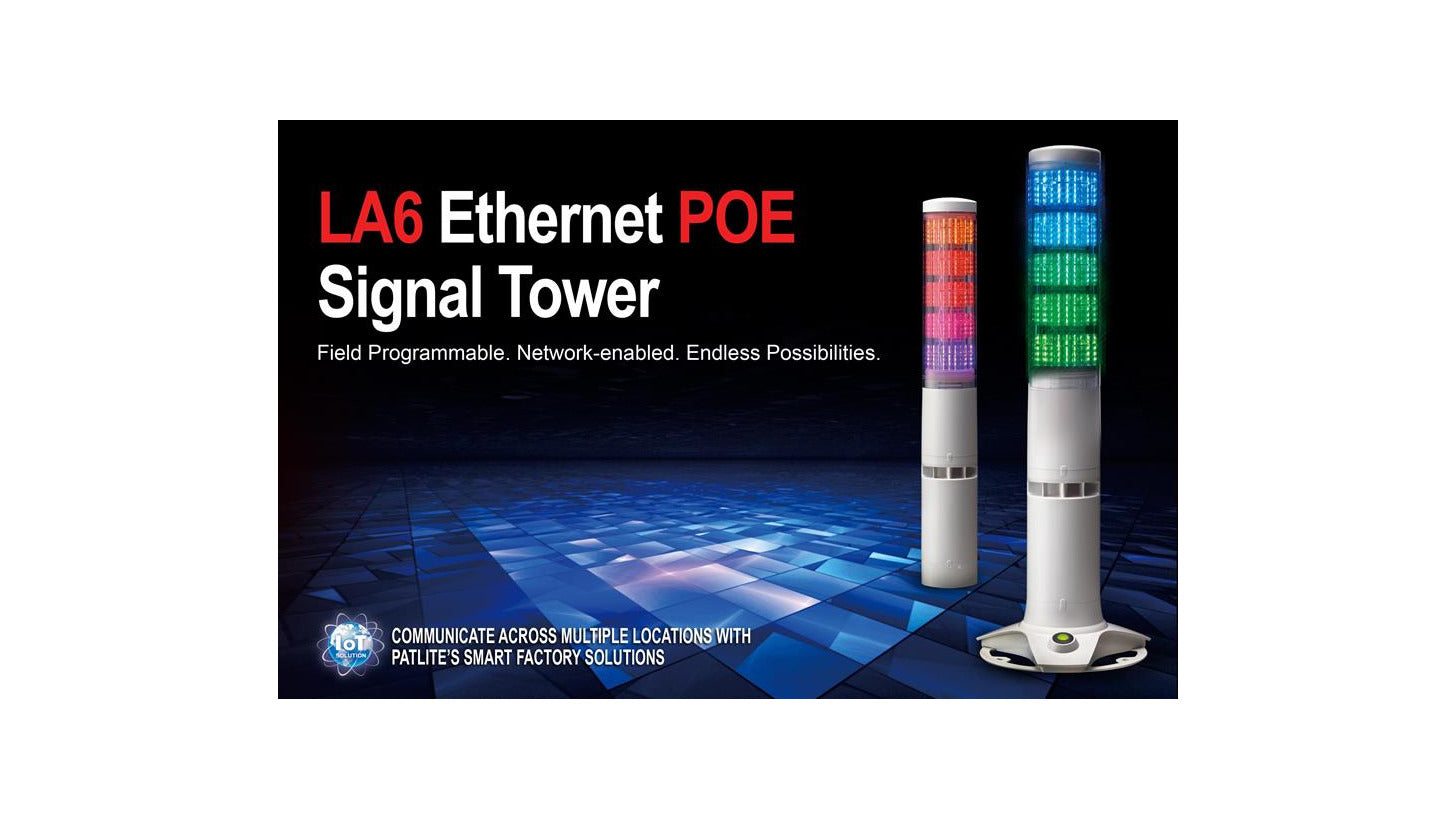 PATLITE SIGNALFX NETWORK ETHERNET IP SIGNAL TOWER LIGHT